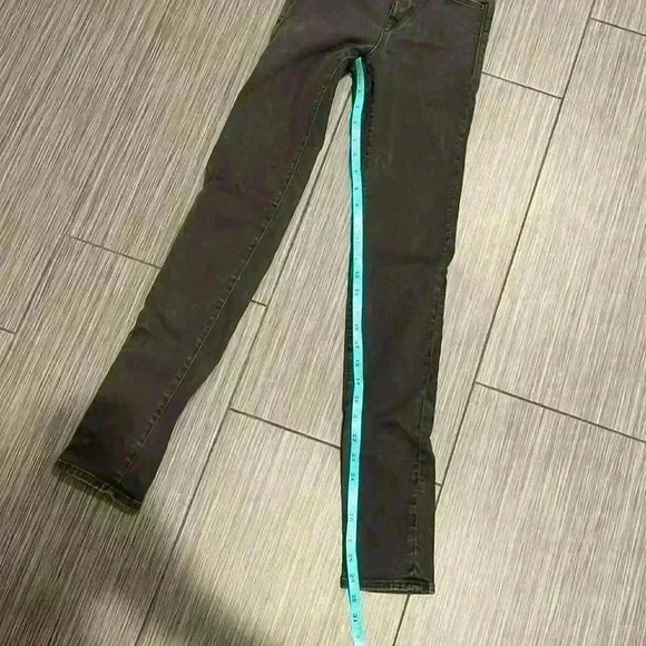 H&M Women's Black Mid Rise Shaping Skinny Regular Waist Denim Jeans Size 25 - Picture 15 of 16